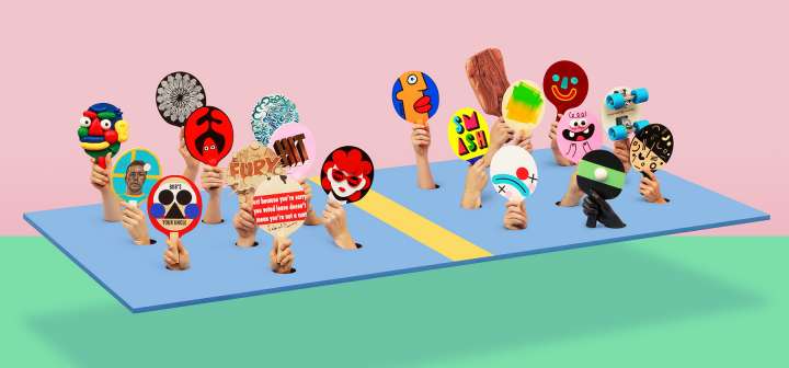 2016 The Art of Ping Pong paddles collection