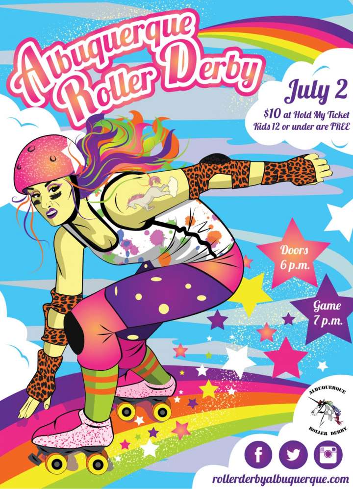 Albuquerque Roller Derby poster