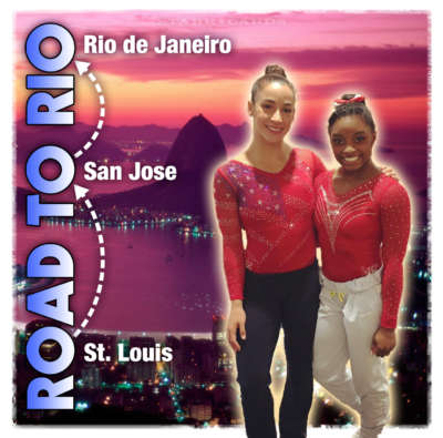 Aly Raisman and Simone Biles on the Road to Rio