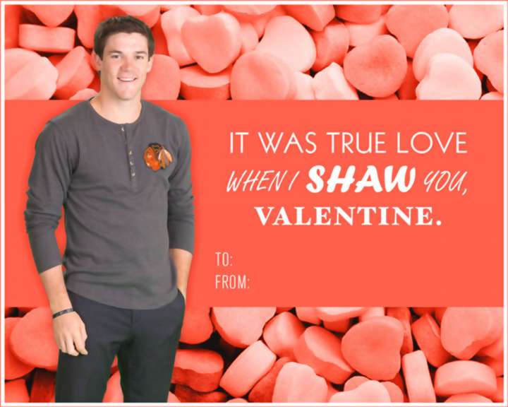 Andrew Shaw Valentine's Day card