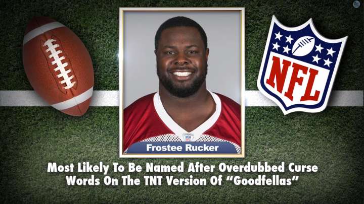 Arizona Cardinals' Frostee Rucker on "Tonight Show Superlatives" read by Jimmy Fallon