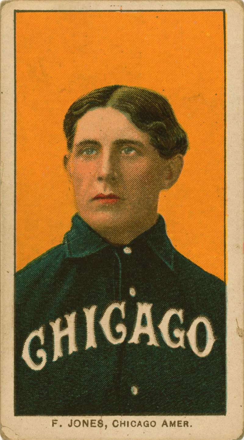 Baseball card of White Sox outfielder Fielder Jones