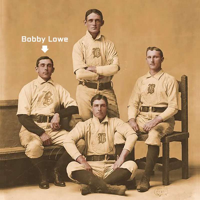Boston Beaneaters infield with Bobby Lowe