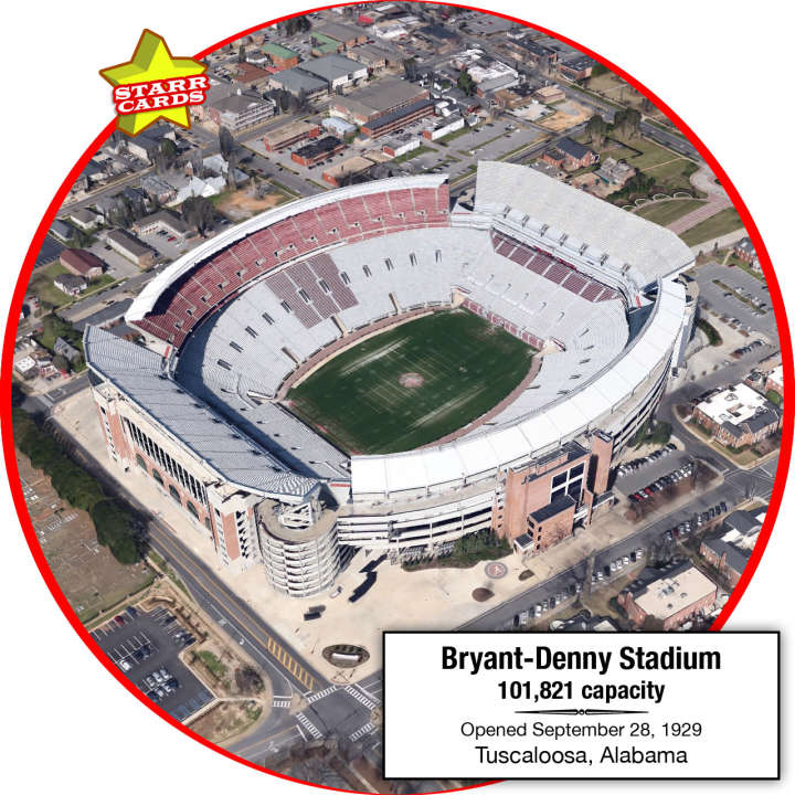 Bryant-Denny Stadium, Tuscaloosa, Alabama: Home to the Alabama Crimson Tide
