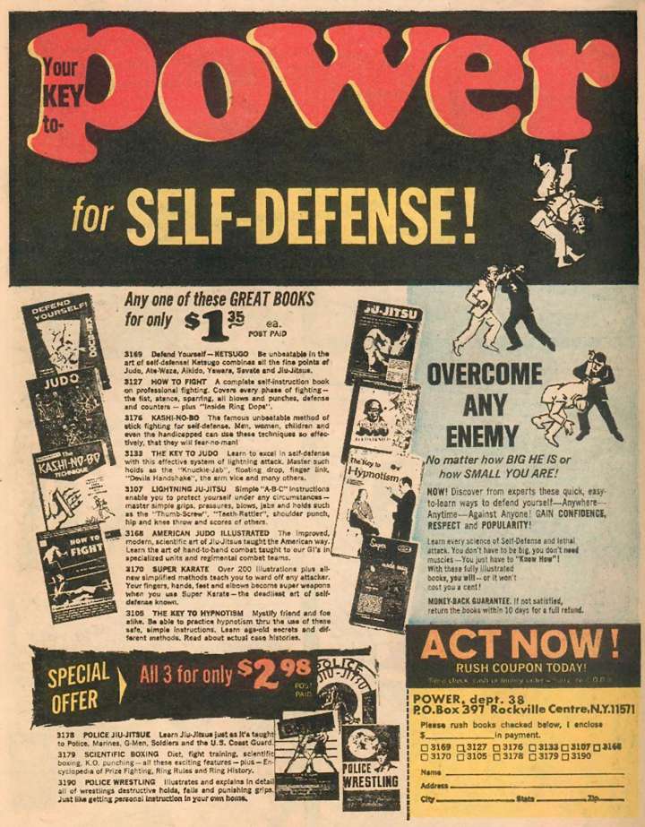 Comic book ad for Ketsugo, Kashi-No-Bo and more