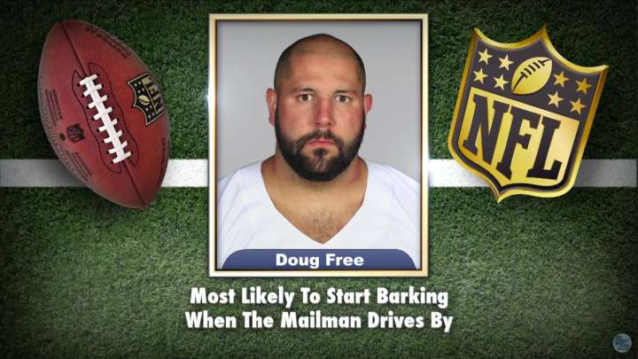Cowboy's Doug Free featured on Tonight Show Superlatives