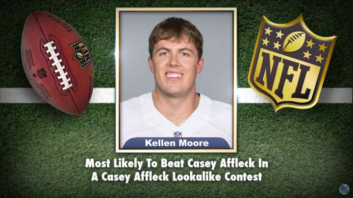 Cowboy's Kellen Moore featured on Tonight Show Superlatives