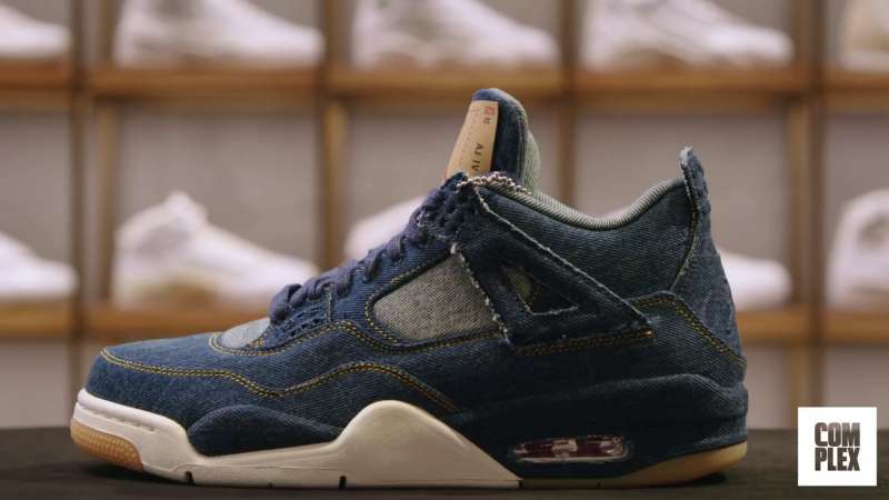 Cristiano Ronaldo buys Levi's x Air Jordan IV shoes