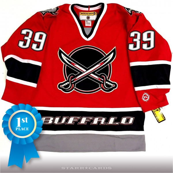 Dominic Hasek Buffalo Sabres 2000 Alternate red Koho jersey