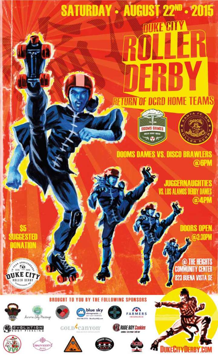 Duke City Roller Derby Poster