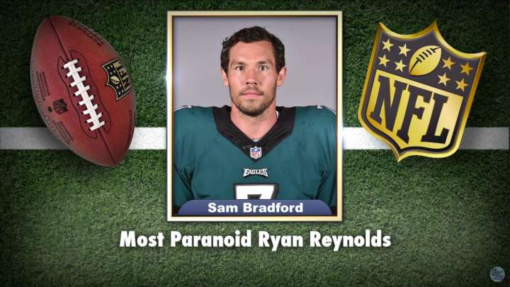 Eagles' Sam Bradford featured on Tonight Show Superlatives