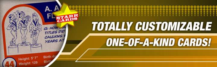 Make your own custom swimming card with Starr Cards.