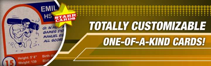 Make your own custom water polo card with Starr Cards.