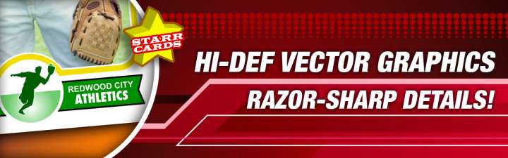 Make your own high-quality baseball card with Starr Cards.