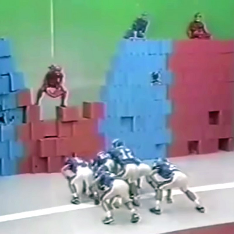 Japanese gameshow Wall of Boxes challenge