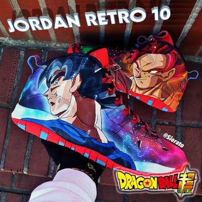 Jordan Retro 10s get Dragon Ball treatment from Sierato