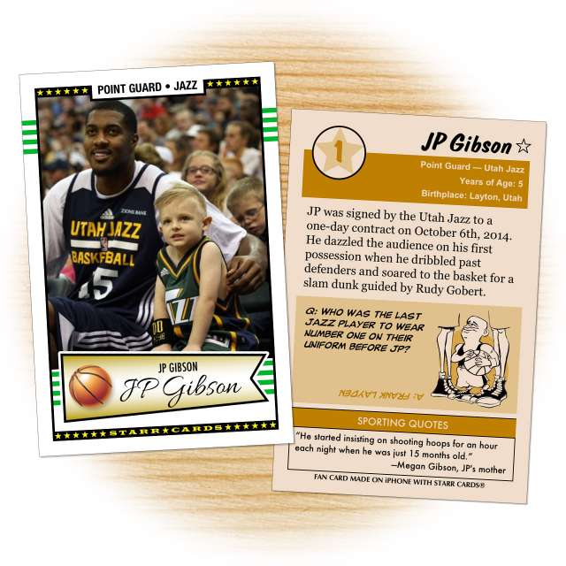 JP Gibson sits on the Utah Jazz bench after being signed to a one-day contract by the team.