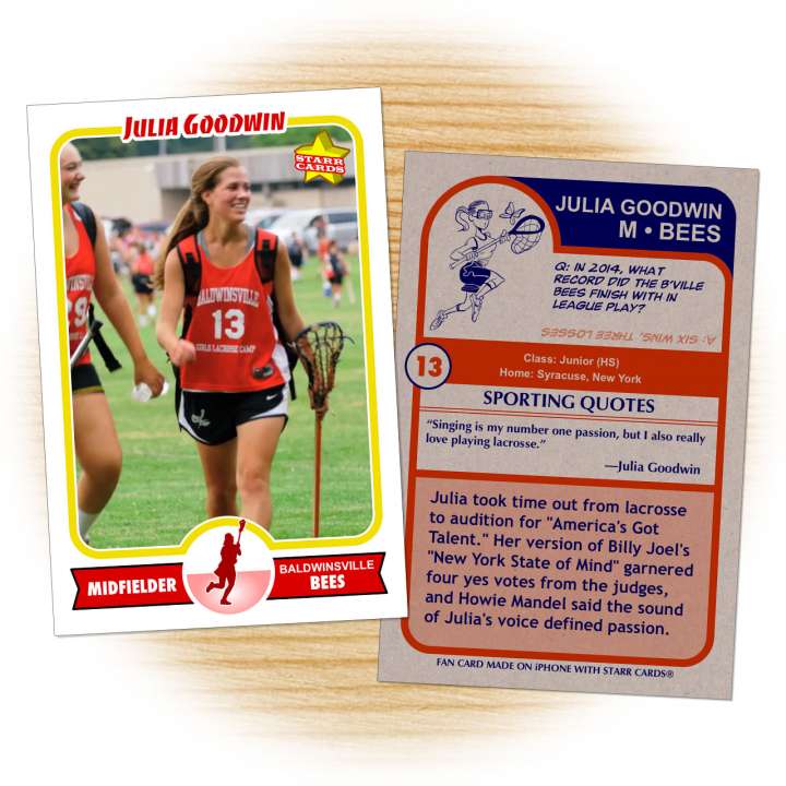 Julia Goodwin: Baldwinsville Bees lacrosse