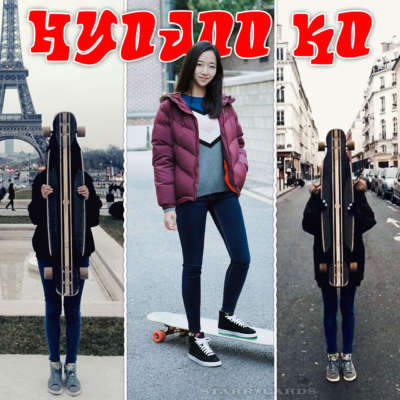 Korean longboard dancer Hyojoo Ko