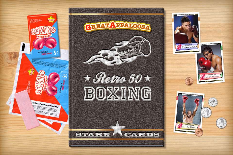 Make your own retro boxing card with Starr Cards.