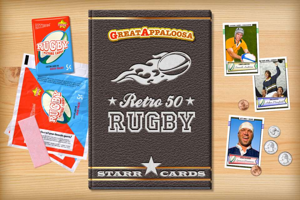 Make your own retro rugby card with Starr Cards.