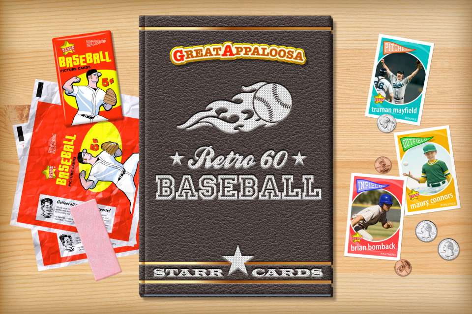 Make your own retro baseball card with Starr Cards.