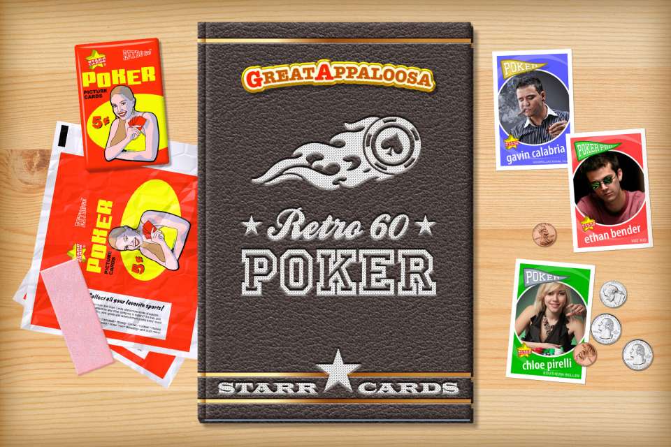 Make your own retro poker card with Starr Cards.