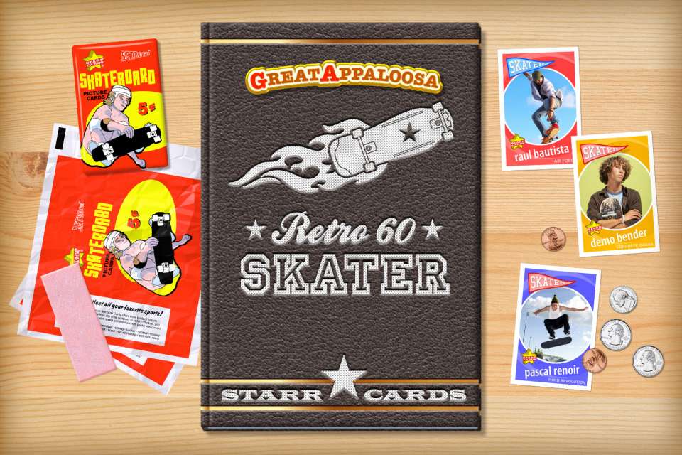 Make your own retro skater card with Starr Cards.
