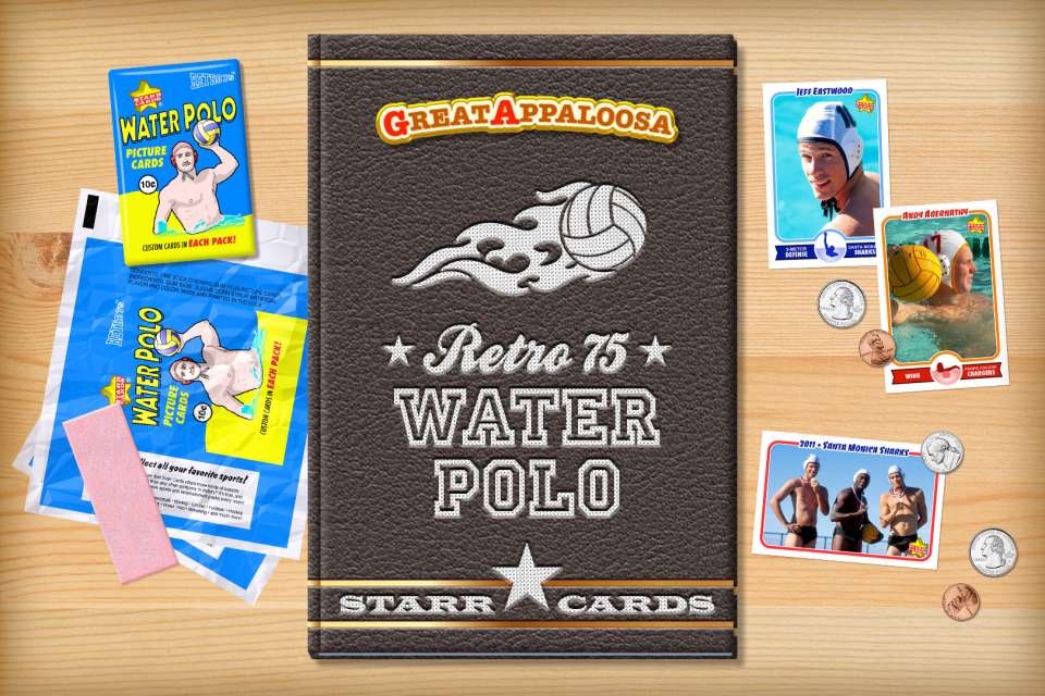 Make your own retro water polo card with Starr Cards.