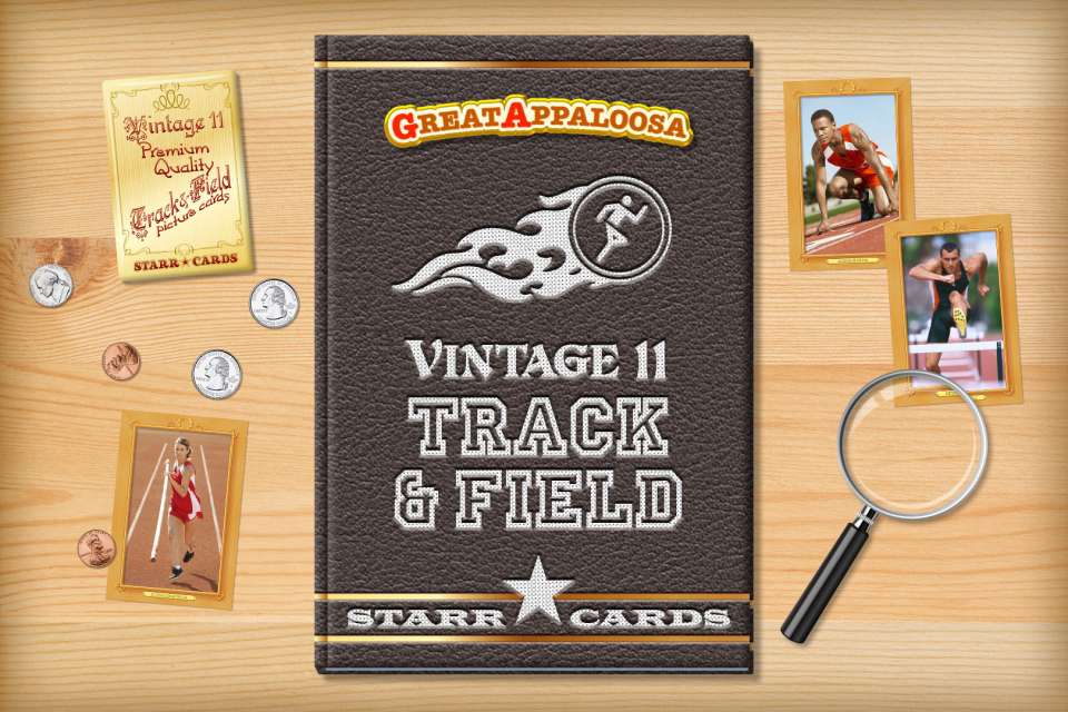 Make your own vintage track and field card with Starr Cards.