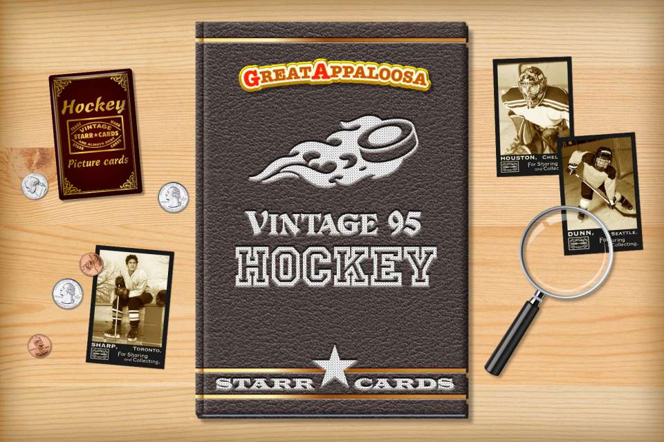 Make your own retro hockey card with Starr Cards.