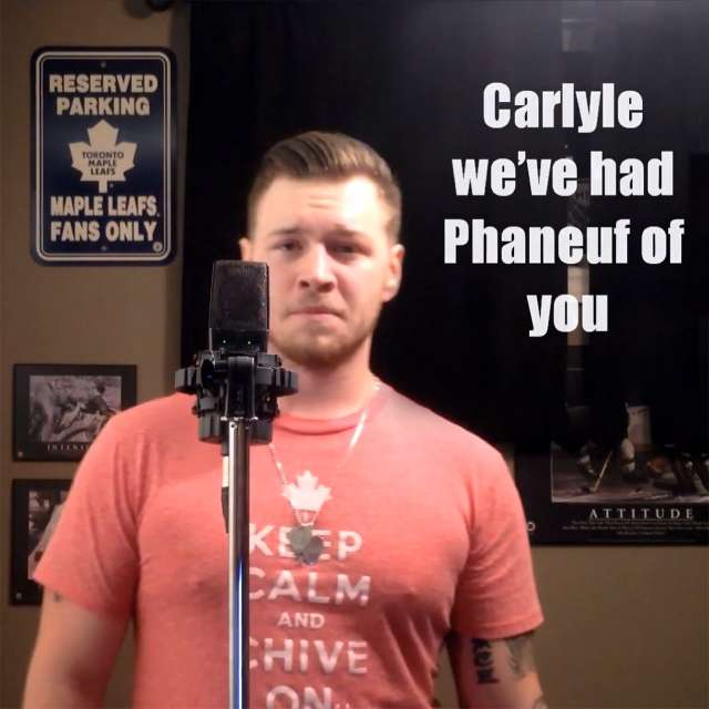 Maple Leafs Parody Anthem "Do Something" by Steven Ryan