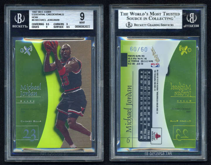 Michael Jordan 1997-98 Skybox Essential Credentials Now basketball card