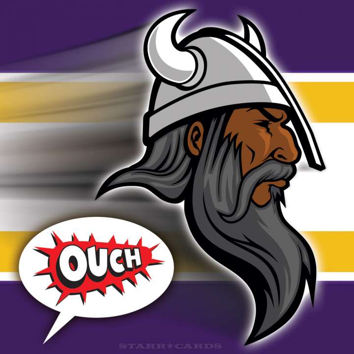 Minnesota Vikings lineman Linval Joseph runs over soundman