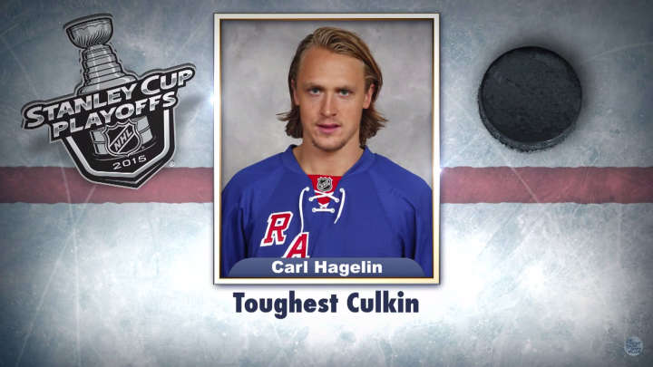 New York Rangers winger Carl Hagelin on "Tonight Show Superlatives" read by Jimmy Fallon