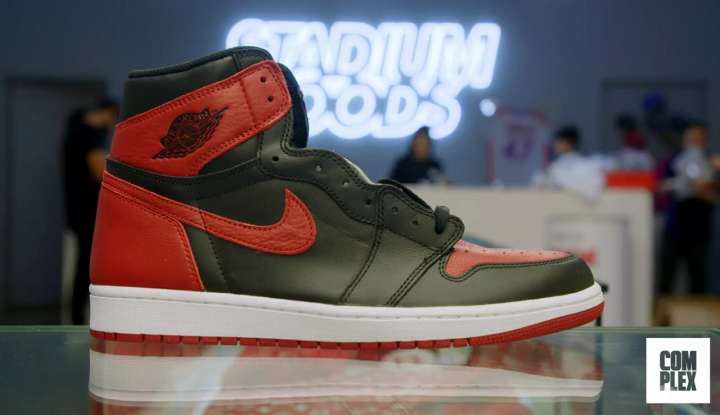 Nike Air Jordan 1 Retro High OG bought by Roger Federer