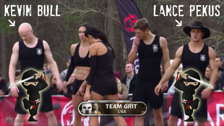 Ninja warriors Kevin Bull, Lance Pekus lead Team Grit on NBC's 'Spartan'