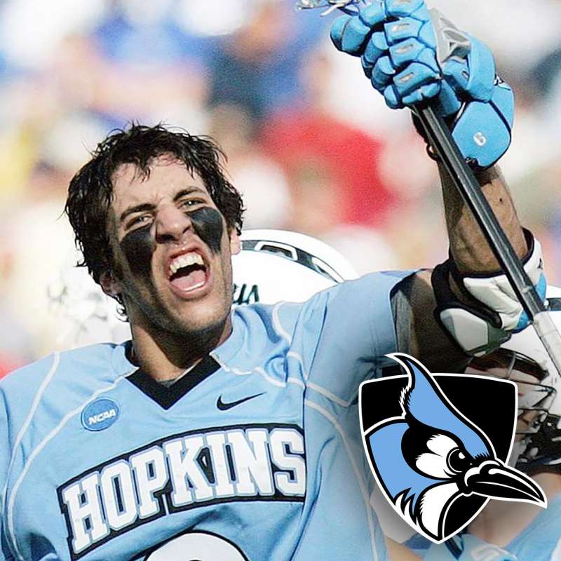 Paul Rabil with Johns Hopkins Blue Jays lacrosse
