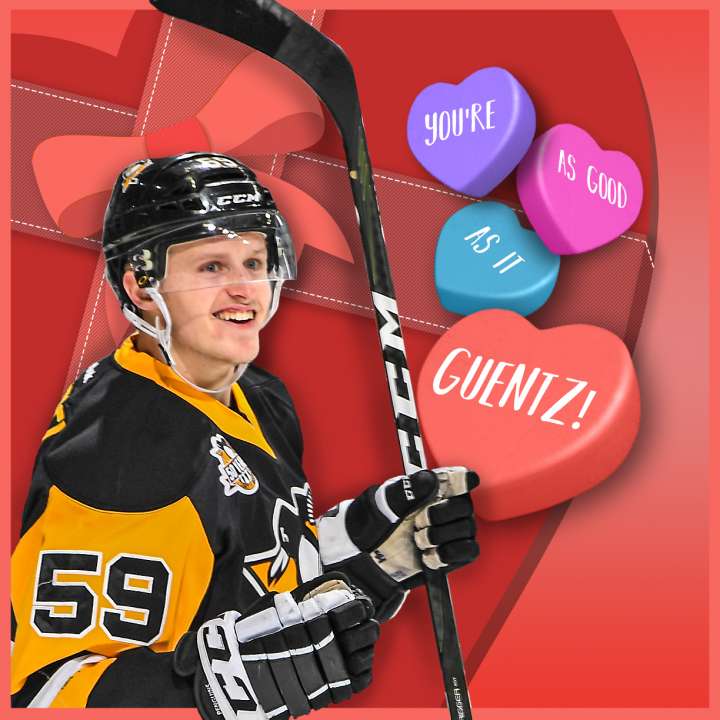 Pittsburgh Penguins Valentine from Jake Guentzel
