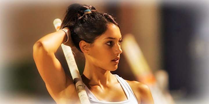 Pole vaulter Allison Stokke