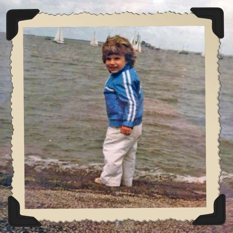 Robin van Persie as a child