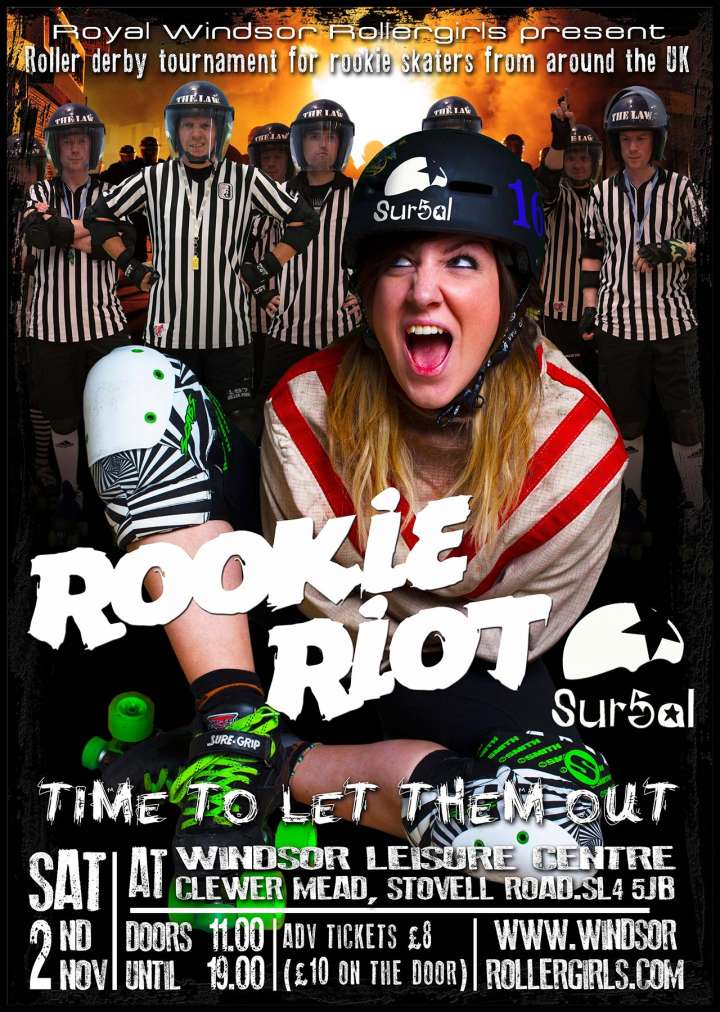 Royal Windsor Rollergirls poster
