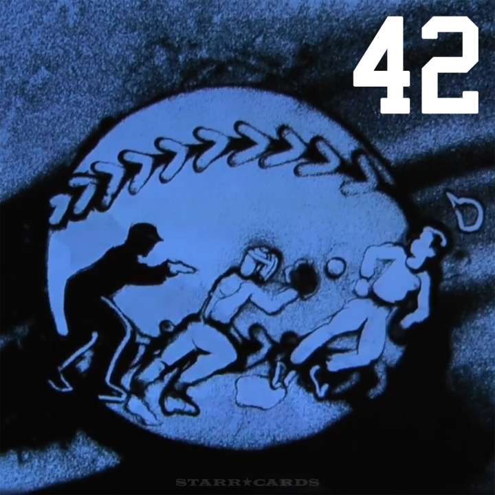 Sand artist Joe Castillo pays tribute to No. 42 Jackie Robinson
