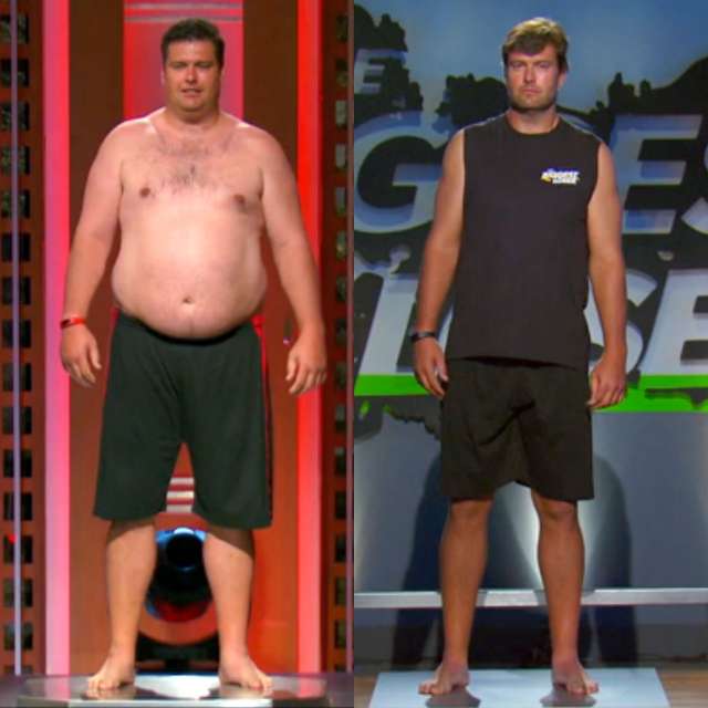 Former Detroit Lions quarterback Scott Mitchell sheds pounds on "The Biggest Loser"