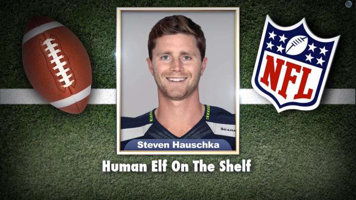Seahawks' Steven Hauschka on "Tonight Show Superlatives" read by Jimmy Fallon