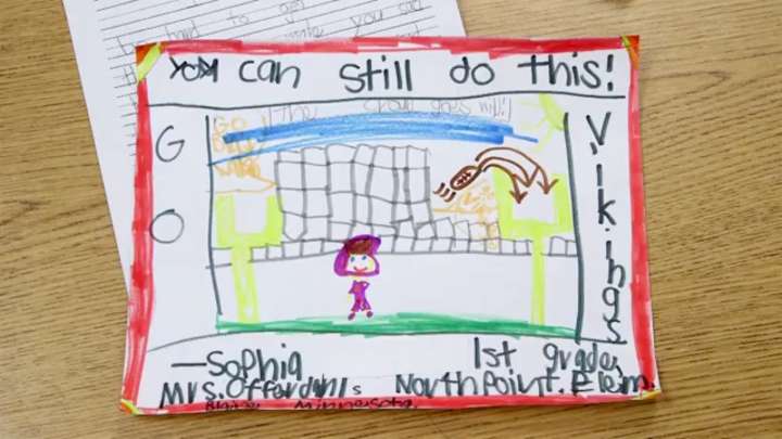 Sophia Doffin's letter to Minnesota Vikings kicker Blair Walsh
