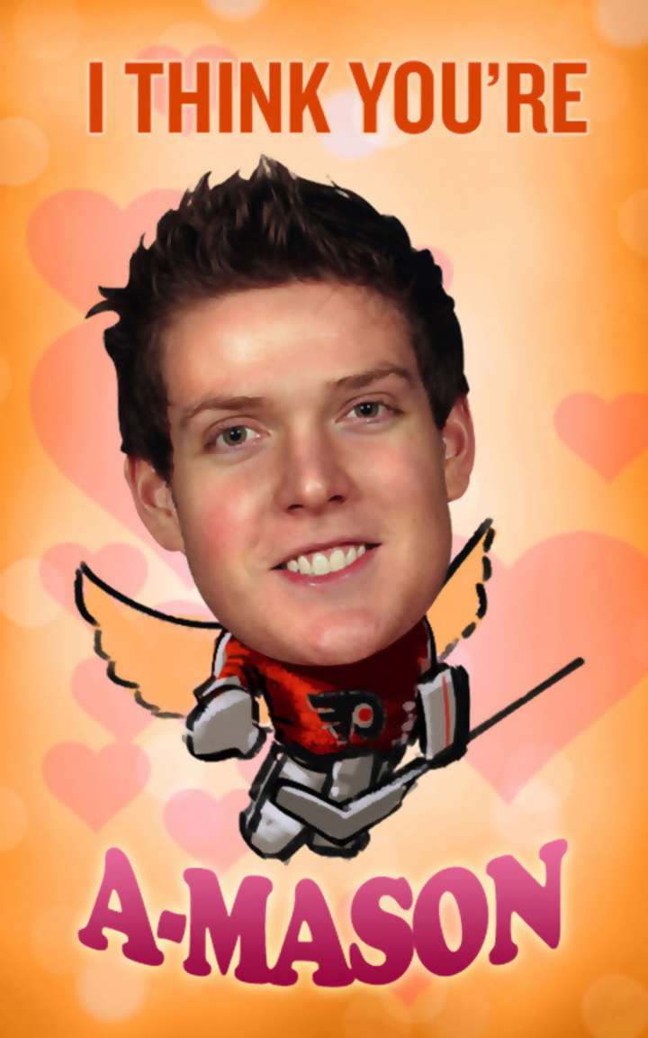Steve Mason Valentine's Day card