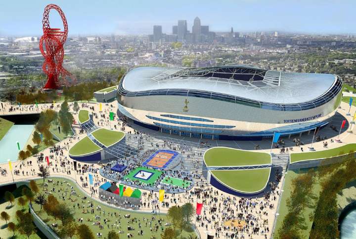 Tottenham FC's proposed Olympic Stadium makeover