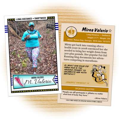 Ultramarathon runner Mirna Valerio