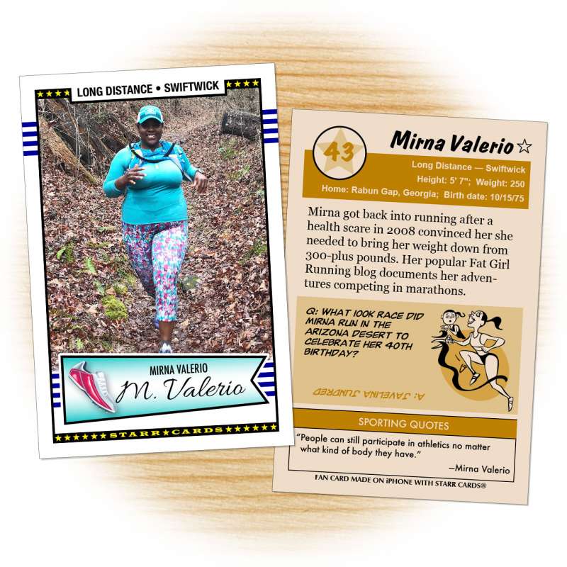 Ultramarathon runner Mirna Valerio